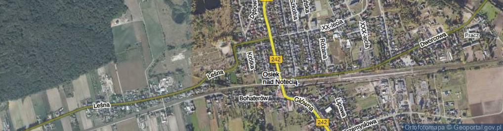 Zdjęcie satelitarne Krótka ul.